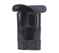 HOUDERCO Leather Trumpet Piston Protective Cover Case Black Musical Instrument Accessory to Protect Trumpet Valves and Prolong Service Life