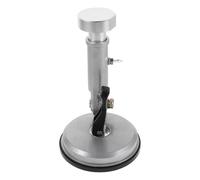 HOUDERCO Marine Antenna Mount Bracket for Boat and Home Use, Aluminium Alloy with Rubber for Secure Attachment and Vibration Resistance, Silver Radio Antenna Clamp Mount Suitable for Mini