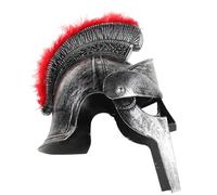 HOUDERCO Medieval Roman Helmet Warrior Costume Hat for Cosplay Themed Parties and Performances Construction Fits Head Authentic Ancient