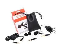 HOUDERCO Mic High and Video Teaching for K Song Recording and Online Recording Clip-on Lapel Portable Microphone with Sound Sensitivity Metal Condenser Lavalier Production