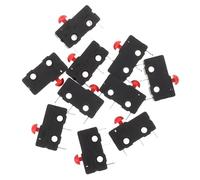 HOUDERCO Mini Limit Switches Suitable for Professional Technicians 10pcs Micro Plunger Appliance Switches with Ppa Material and Easy to Maintain Design for Electrical Appliances and Tvs