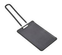 HOUDERCO Mini Nonstick Grill Pan Portable Small Square Steak Plate for Camping Outdoor Cooking and Home Use