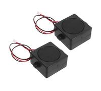 HOUDERCO Mini Speakers Miniature Loudspeakers 2pcs 5w with Full-range Sound 4ohm and Metal Enclosure for Advertising Displays and Portable Audio Devices