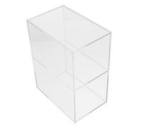 HOUDERCO Multi-function Acrylic Aquarium for Betta Fish and Turtles Desktop Tank for Decor Small Delicate Design for Aquatic Plants and Insects