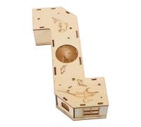 HOUDERCO Multi-function Hamster Tunnel Tube Hideout Exercise Track Pet Cage Accessory for Rats Mice