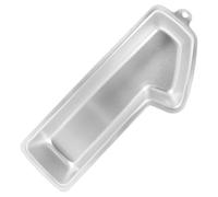 HOUDERCO Number Cake Mold Baking Pan in Aluminum with Convenient Demould Feature and Easy to Clean Surface, for Making Mousses and Jellies, Birthday Baking Supply for Number Shaped Cakes