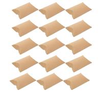 HOUDERCO Paper Pillow Candy Boxes Small Storage Containers for Party and Wedding 50pcs Compact Reusable Candy Cases with Elegant Simple Style for Christmas Favour Packaging
