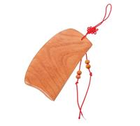 HOUDERCO Peach Wood Scraping Board Board Facial Reflexology Tools Massage Tool for Body Neck Head