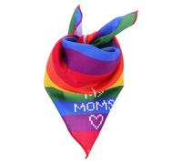 HOUDERCO Pet Saliva Wipes Rainbow Pride Bandana Scarf Dog Accessory Dog Pride Scarf Wedding Bandana