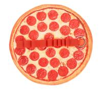 HOUDERCO Pizza Pattern Roll-up Pencil Bag Fun Canvas Pen Organizer with Realistic Design Compact for School Office Art Supplies Drawing Pencils Stationery Storage