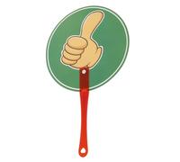 HOUDERCO Plastic Classroom Voting Paddles Yes No Handheld Stop Sign for Classroom Hand Signals and Interactive Learning Activities