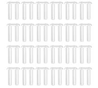 HOUDERCO Plastic Compression Sleeves Secure Fit Rimless Glasses for 200pcs Sturdy Rimless Frames Sleeves Spare Buckles for Sunglasses Repair Kits