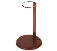 HOUDERCO Plastic Doll Display Stand Flat Bottom, Steady and Stable Support Holder for Dolls and Mannequin Models, for Display a Shelf or Birthday Decoration