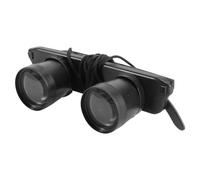 HOUDERCO Portable 3 Times Magnification Binoculars for Travel and Fishing, Black PC Material with Environmental Protection, Lightweight Outdoor High Definition Binoculars for Adventure