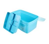 HOUDERCO Portable Bag Medicine Storage Organizer Double Layer Medical Bag Plastic Medicine Box Tidy Organized Easy to Carry