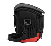 HOUDERCO Portable Camera Bag for Mirrorless and Long Zoom Digital Cameras, Shockproof Padded Storage Pouch with Strap, Compact Protective Holder for Travel and Daily Use