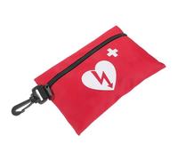 HOUDERCO Portable Medicine Storage Bag Zipper Emergency Kit for Home Office Camping Hiking