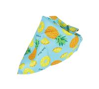 HOUDERCO Puppy Neckerchief Scarf Breathable and Washable Pet Bandana for Dogs Cats Cute Pineapple Design for Pet Grooming and Outdoor Activities