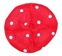 HOUDERCO Red Mushroom Hat for Funny Toadstool Costume Party Decoration Comfortable Mushroom Shaped Hat for Photo Shoots and Themed Events