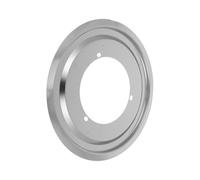 HOUDERCO Replacement Drip Pans for Gas Stove Round Stainless Steel Spill Trays Easy Install for Kitchen