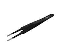 HOUDERCO Reptile Feeding Tweezers for Lizards and Small Pets, Rounded Stainless Steel Tweezers with Burr-free Design to Hold Food Firmly, for Safe and Precise Feeding