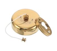 HOUDERCO Retractable Clothesline with Heavy Duty Stainless Steel Frame and Easy Installation Nylon Rope for Indoor and Outdoor Balcony Use, 2.8m Portable Golden Clothes Drying Line