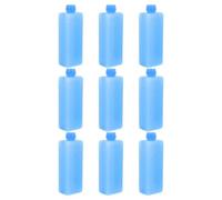HOUDERCO Reusable Ice Packs to Amplify Cooling Performance and Provide Instant Cooling 9pcs Pe Material Flat Design for Portable Air Conditioner and Air Cooler for Picnic and Office Use