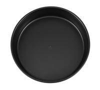 HOUDERCO Rotating Stainless Steel Round Storage Plate for Kitchen and Small Item Organisation, Black Multifunctional Lazy Susan Tray with 360-degree Swivel for Space-Saving Storage