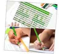HOUDERCO Saint Patricks Day Shamrock Pencils with Erasers Lightweight Wood Writing Pencils Break Resistant Core for Students Party Favors Smooth Clear Marks Ergonomic Design