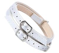 HOUDERCO Shoe Laces for Heels Chic Design Elastic Cross Anti-Fall Silver High Heel Straps for Women Secure Fit 23.62 Inch