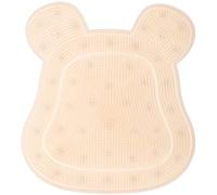 HOUDERCO Silicone Foot Massage Mat Gentle on Skin with Cups for Shower Floor Foot Exfoliating Scrubber Suitable for Relaxing Bath Time