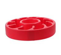 HOUDERCO Slow Feeding Pet Bowl for Dogs Cats Red Non-slip Dog Dish Pp Material Promotes Healthy Eating Reduces Choking Risk Train Your Pet with Fun Eating Experience