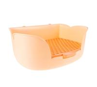 HOUDERCO Small Animal Litter Box: Bunny Toilet Pan Potty Corner Toilet Rabbit Litter Box Trainer Tray For Rabbit Guinea Pig Ferret Chinchilla