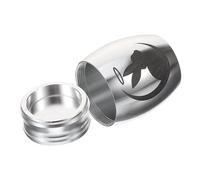 HOUDERCO Small Bunny Keepsake Urn for Ashes Memorial Box Secure Lid Design for Pet Remains Elegant Finish for Remembrance