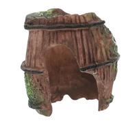 HOUDERCO Spider Habitat Cave Reptile Hideout Adequate Ventilation for Tortoise Bearded Dragon and Tanks Stylish and Functional Design for Small Creatures Comfort