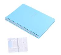 HOUDERCO Spiral Notebook Weekly Planner for Work Sectioned Design Journaling Notebooks with PP Material Multi Purpose Organizer for Taking and Scheduling