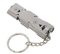 HOUDERCO Stainless Steel Bird Training Whistle Birdcage Accessory for Pigeon and Parrot Recall Lightweight and Compact Design Easy to Carry for Bird Training