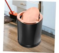 HOUDERCO Stainless Steel Embedded Trash Bin Cover Round Swing Flap Lid for Kitchen Bathroom Countertop Spaces Rust Resistant Recessed Waste Can Replacement