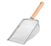HOUDERCO Stainless Steel Sand for Litter Box Reptile Litter Scoop Long Handled Pooper Scooper Cat Scooper for Household Pets