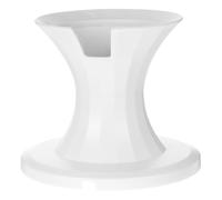 HOUDERCO Sturdy Desktop Speaker Stand Speaker Riser with Cable Management Compatible for Homepod Mini Practical Holder with Strong Bearing Capacity and Modern White Design for Home Audio