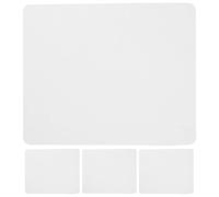 HOUDERCO Sublimation with Comfortable Hand Feeling 4pcs Mouse Pads Blank Rubber Non-skid for Office and Home Use