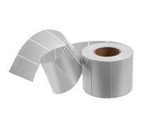 HOUDERCO Thermal Label Paper Matte Silver 60X30Mm 1000Pcs Roll Expression Self-Adhesive Barcode Sticker for Shipping and Office Printers