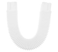 HOUDERCO Tube, and Mini Split Systems Central Ac Branch Pipe White PVC Corrugated Air Conditioner Accessories Pipe Concealment and Organisation Cover Suitable for Exterior Walls