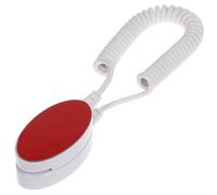 HOUDERCO Universal Remote Control Anti-Loss Security Cable Leash with Self-Adhesive Wall Mount Hook Retractable Remote Holder Cord No Punch Installation 1pcs Set