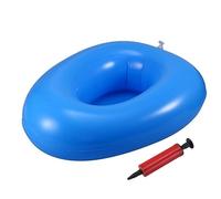 HOUDERCO Washable Inflatable Bedpan Bed Urinal Portable Stool Soft Surface for Burns Fractures Long-Term Bedridden