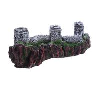 HOUDERCO Weatherproof Miniature Great Wall Resin Ornament for Garden Bonsai and Fish Tank Landscaping Lightweight Chinese Traditional Architecture Decor for Indoor and Outdoor Use