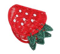 HOUDERCO Woven Paper Napkin Holder Tissue Storage Basket for Home and Office Decor Easy to Clean Freestanding Tissue Dispenser with Sophisticated Design