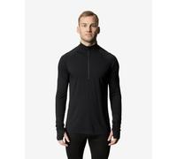 Houdini Desoli Light Half Zip Base layer top Pure Black - M