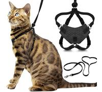 Houdini™ Escape Resistant Kitten Harness and Leash Set by OutdoorBengal for Walking Kittens (S)