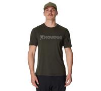 Houdini Pace Air Message Short Sleeve T-shirt Green L Men